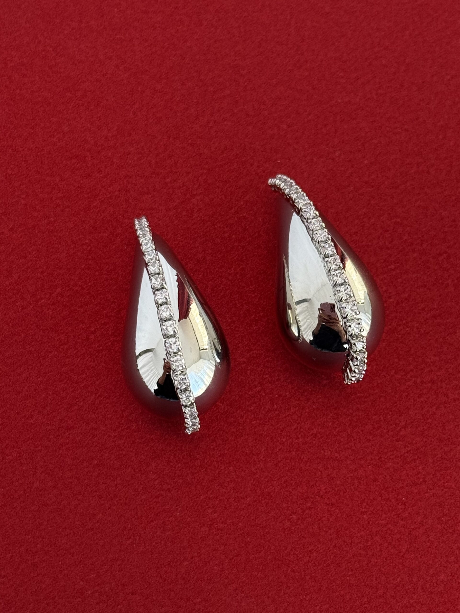 img_5493 NS-Marka Model Damla Baget Taş Detay Gümüş Küpe