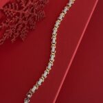 NS-Zirkon Taşlı Marka Model Gold & Gümüş Bileklik
