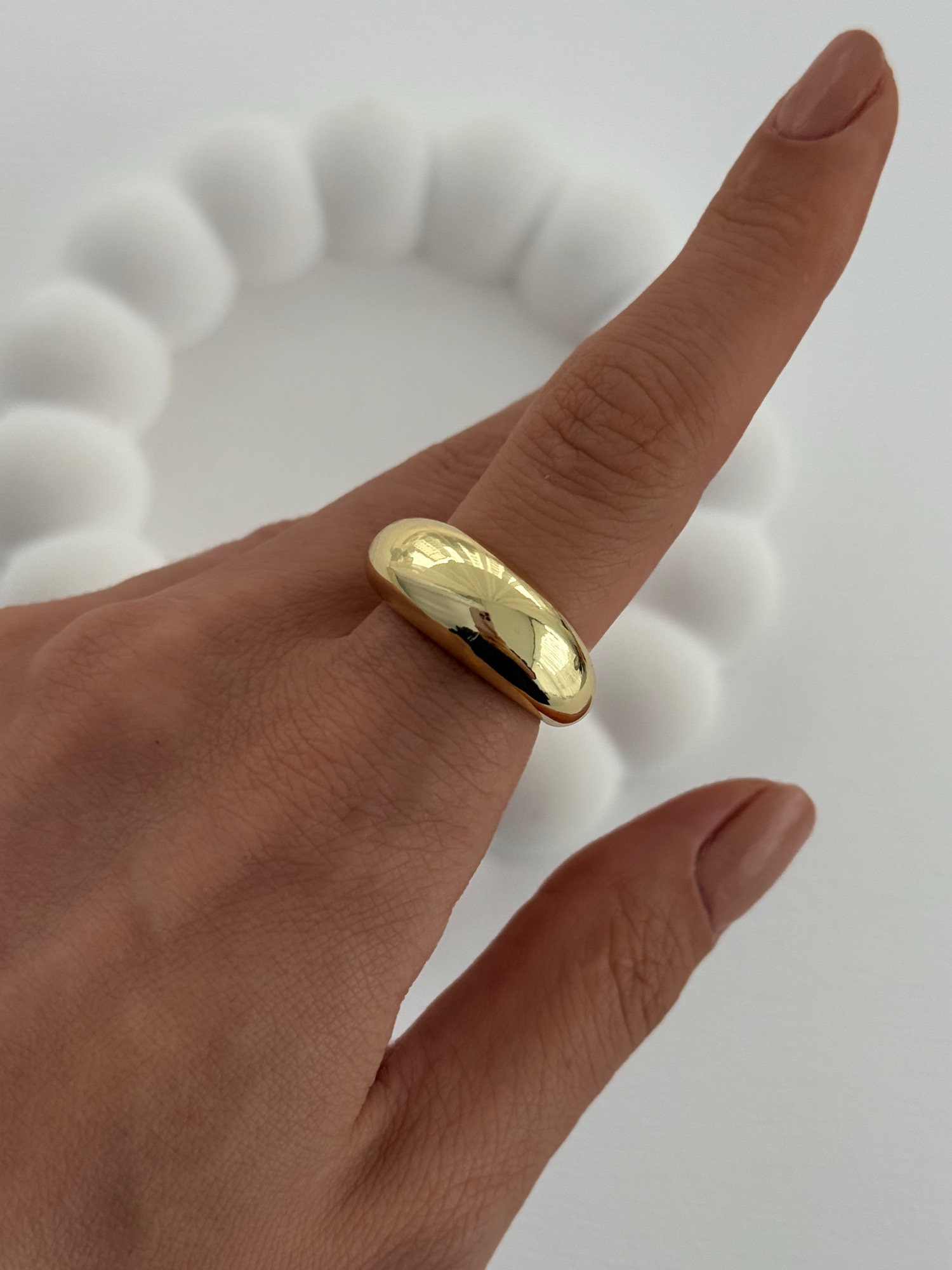 img_7786 Özel Seri Bubble Ayarlanabilir Gold Yüzük