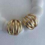 Özel Seri Geometrik Çoklu Tasarım Gold Küpe