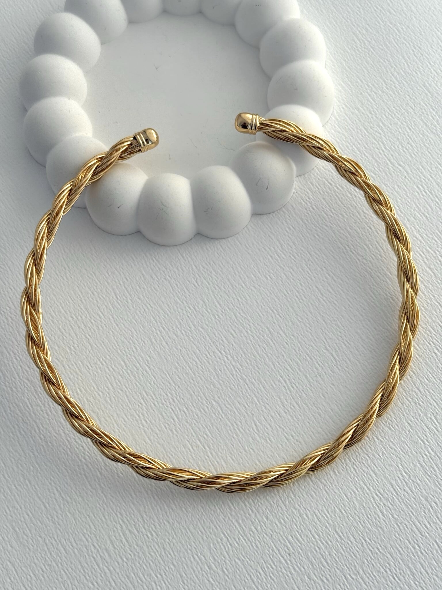 img_0477-2 Özel Seri Burgu Tasarım Gold Choker Kolye