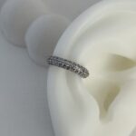 Özel Seri Halka Zirkon Taş Gümüş Earcuff