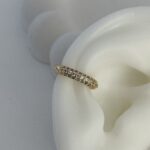 Özel Seri Halka Zirkon Taş Gold  Earcuff