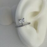 Özel Seri Zirkon Taş Kalp Detay Gümüş  Earcuff