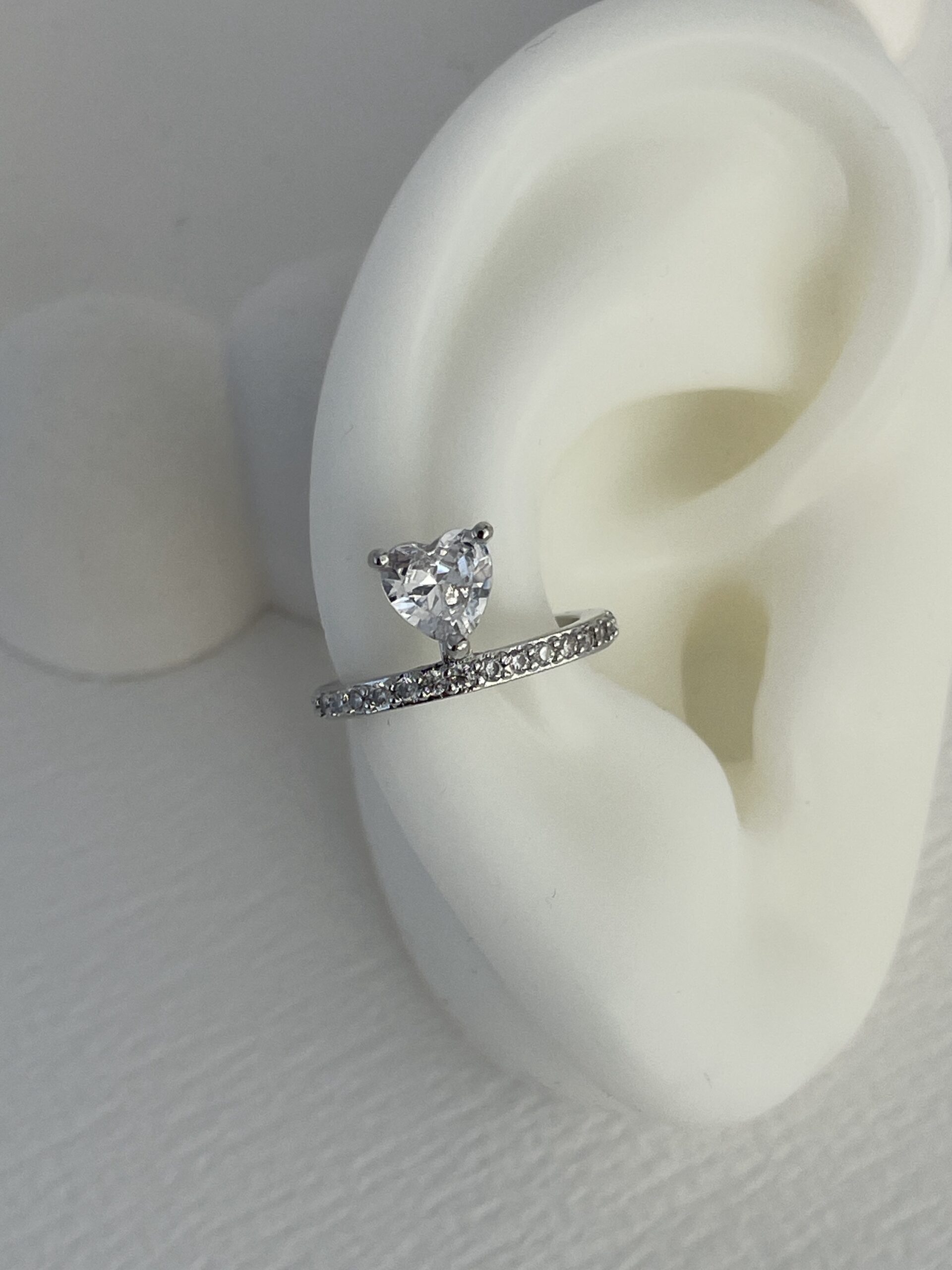 img_3661 Özel Seri Zirkon Taş Kalp Detay Gümüş Earcuff