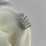 Özel Seri Beşli Zirkon Taş Yıldız Tasarım Gümüş Earcuff