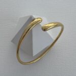 Çelik Damla Tasarım Sıkıştırılabilir Gold Bileklik