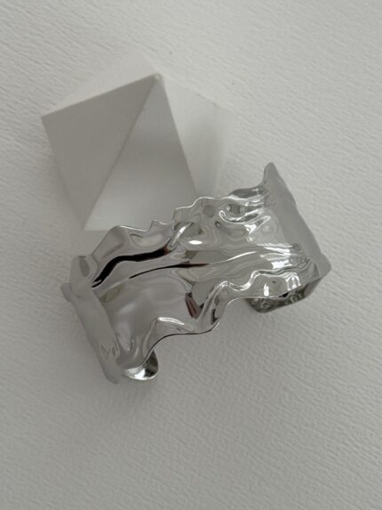 Özel Seri Soyut Tasarım Gümüş  Bileklik