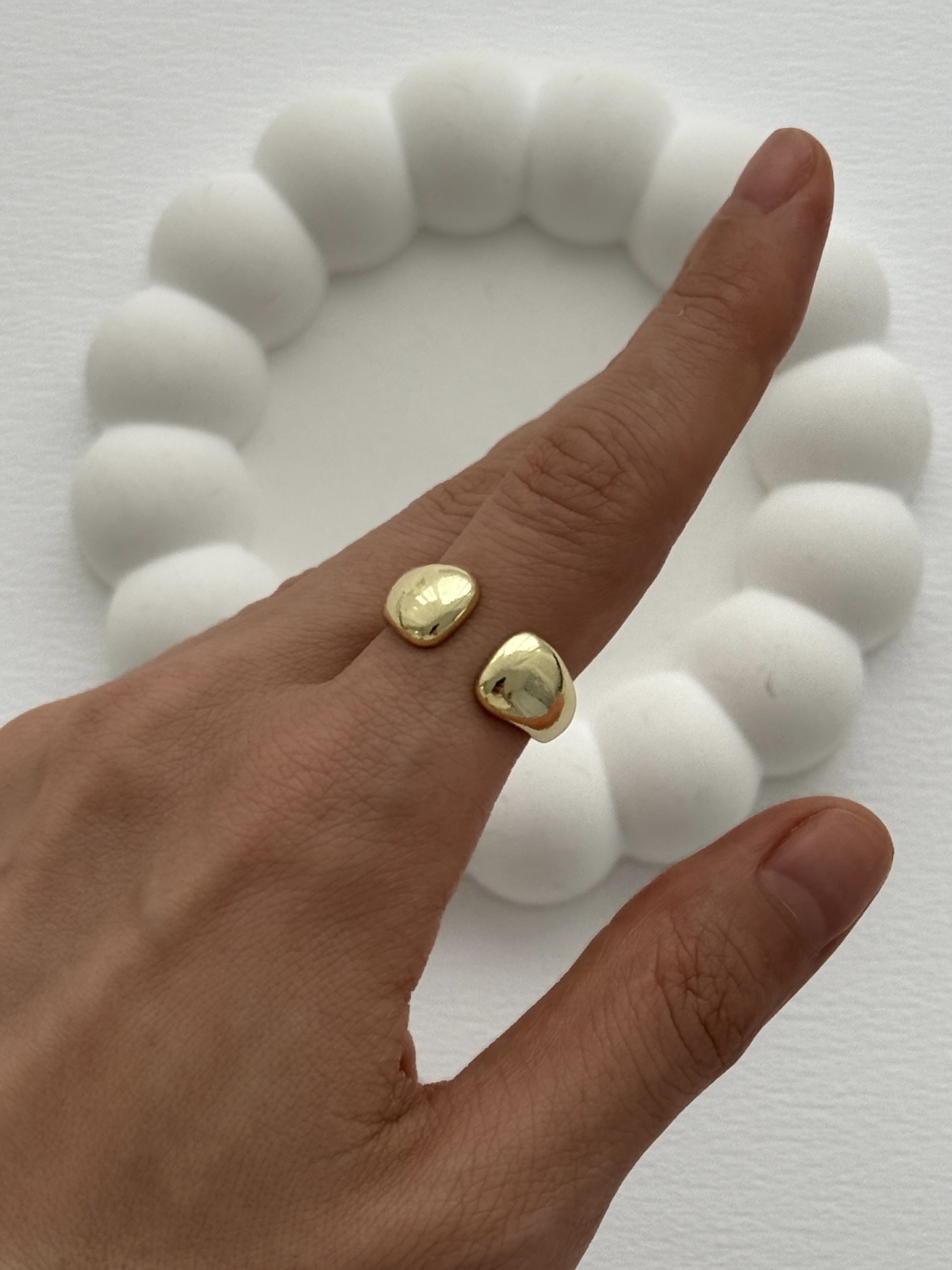 img_6270 Özel Seri Pinterest Ayrık Damla Model Ayarlanabilir Gold Yüzük