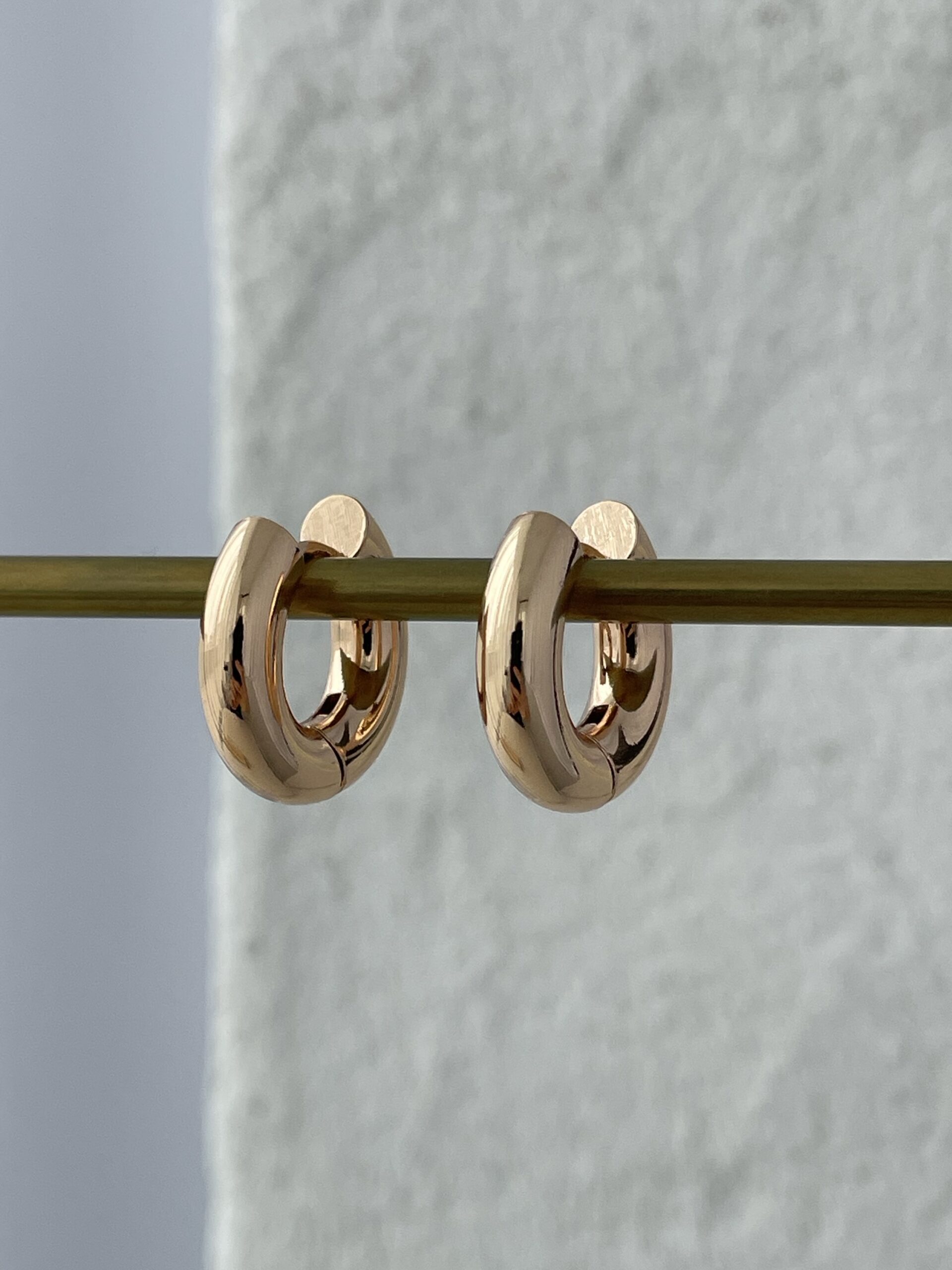 img_1818 XUPING Kalın Gold Halka Küpe