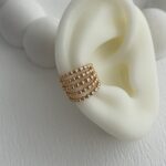 XUPING Beş Sıra Top Tasarım Gold Earcuff Küpe