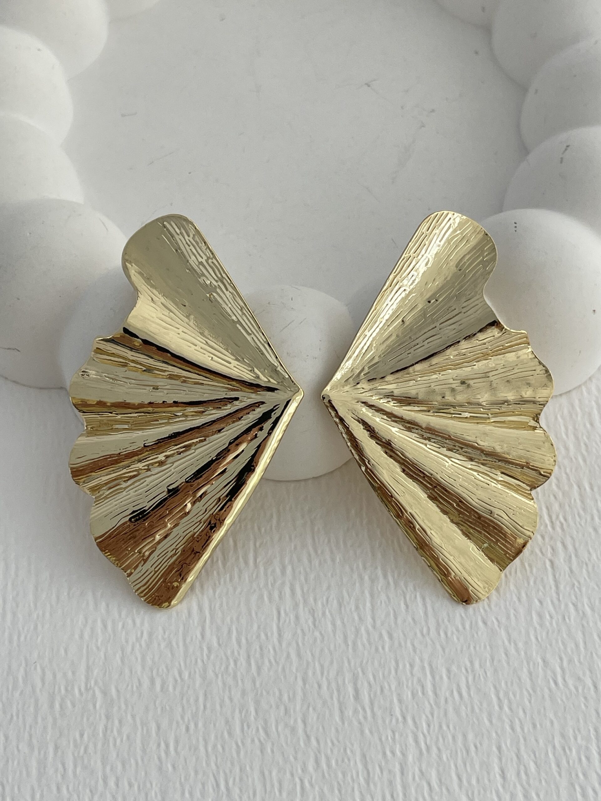 img_2783-2 Özel Seri Yelpaze Tasarım Gold Küpe