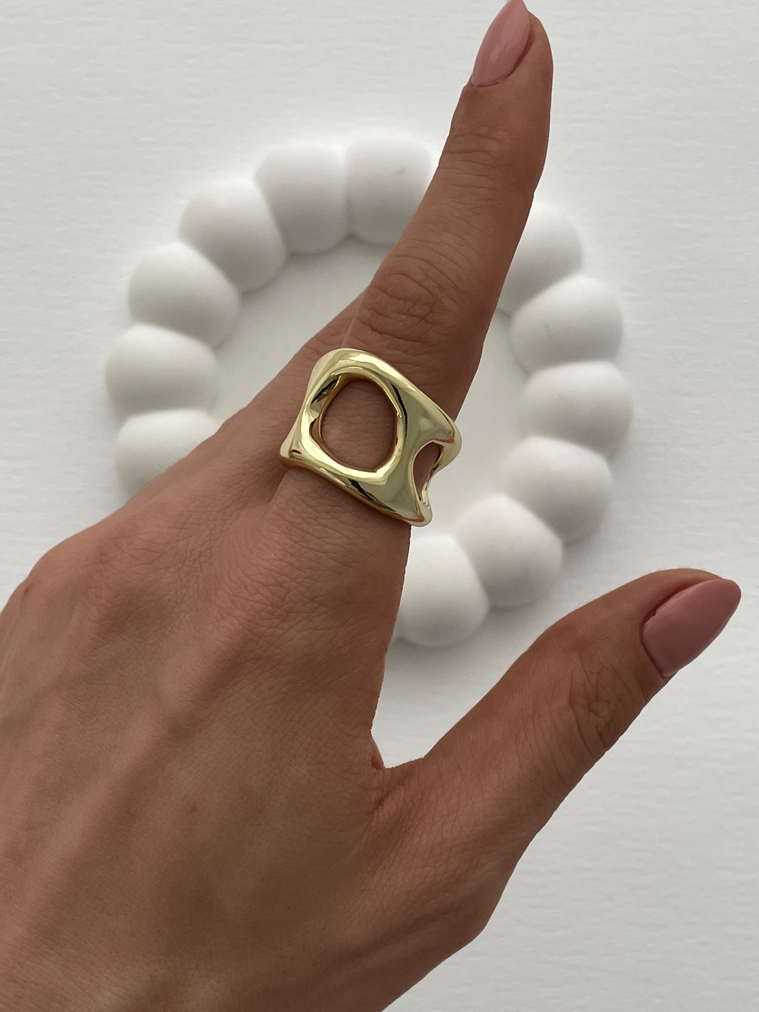 img_2998-3 Özel Seri Kalın Delikli Tasarım Ayarlanabilir Gold Yüzük