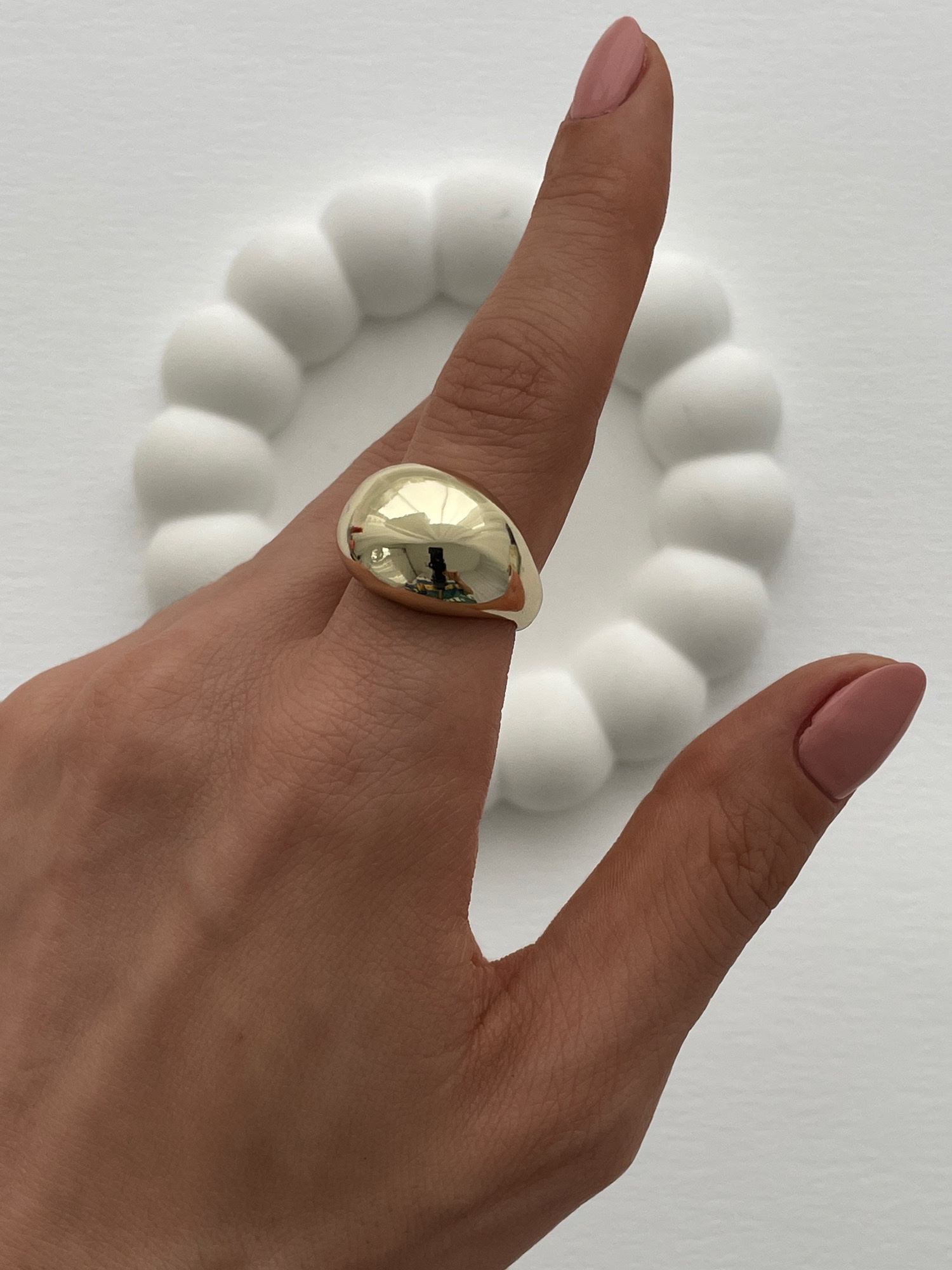 img_3067-5 Özel Seri Kalın Bombeli Ayarlanabilir Gold Yüzük