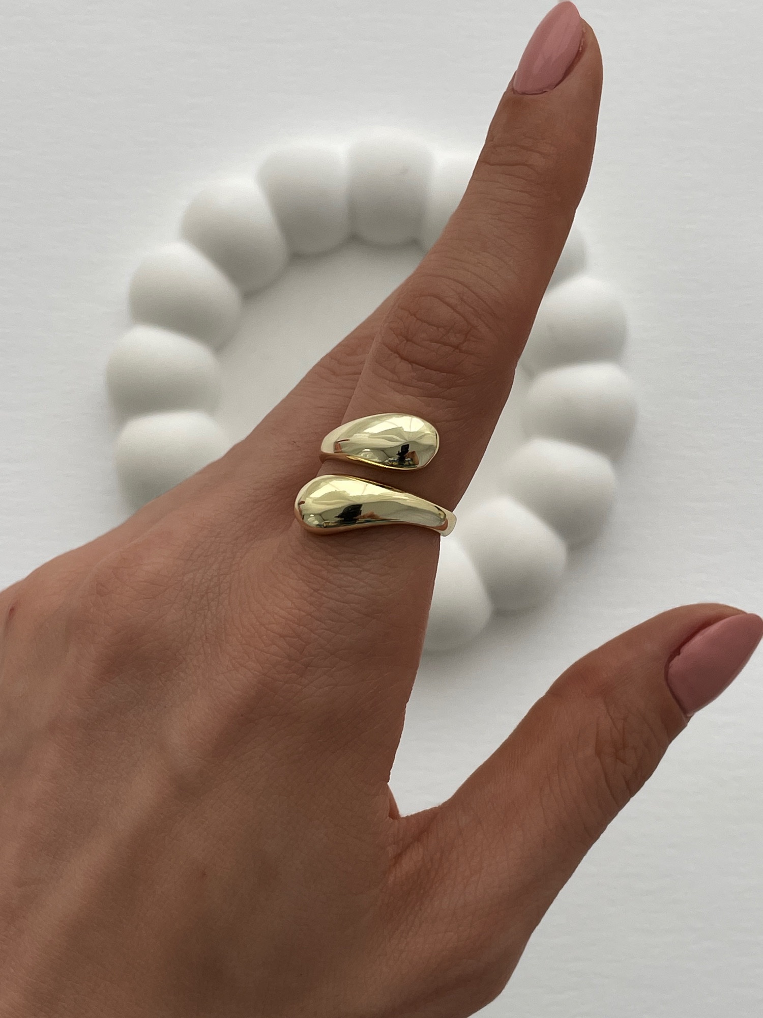 img_3129-4 Özel Seri Sarmal Damla Tasarım Ayarlanabilir Gold Yüzük