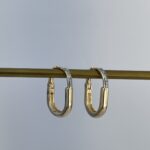 Özel Seri Zirkon Taşlı Marka Model Küçük Boy Gold Küpe