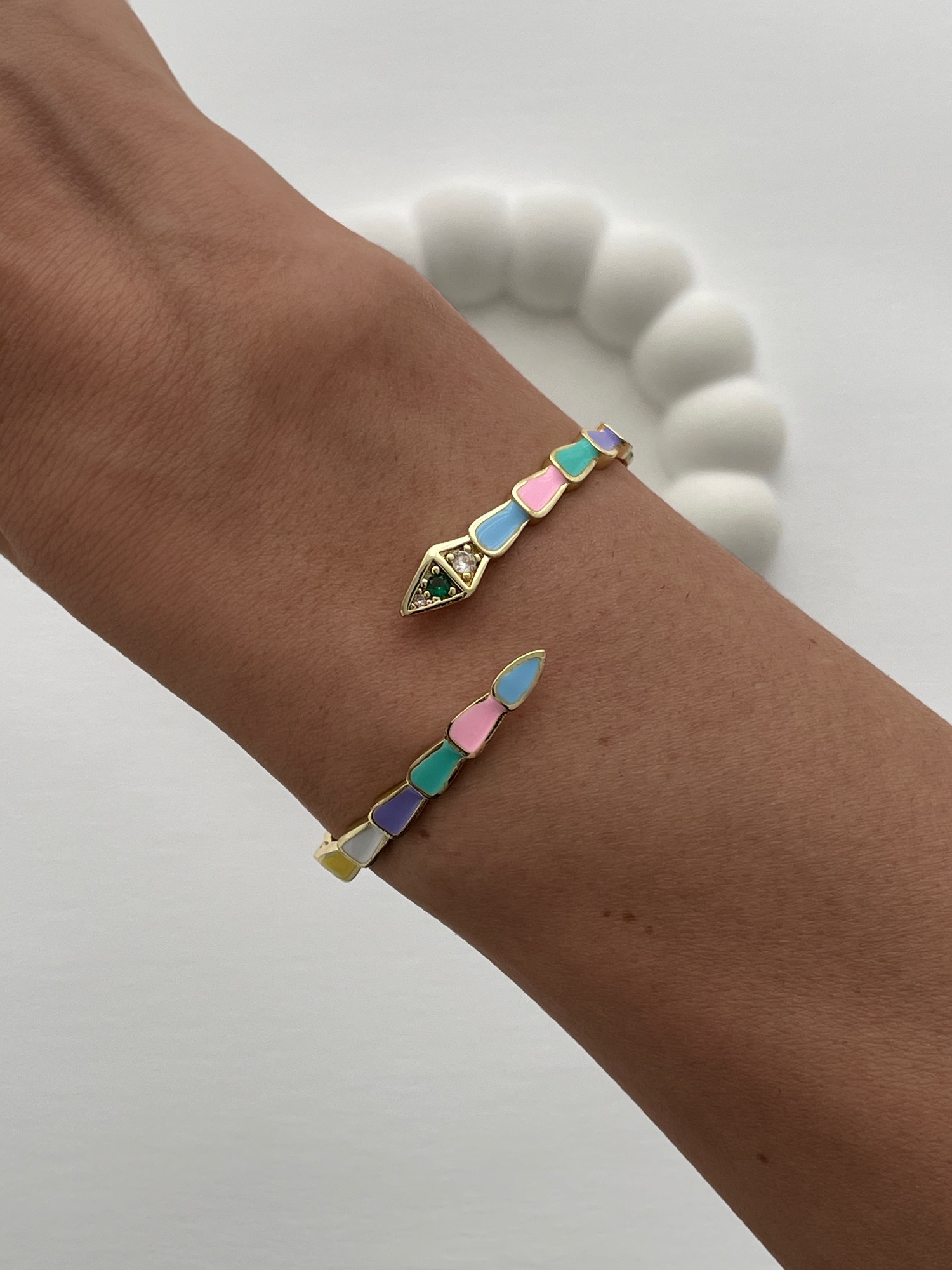 img_6869-2 Özel Seri Yılan Tasarım Colour Ayarlanabilir Bileklik