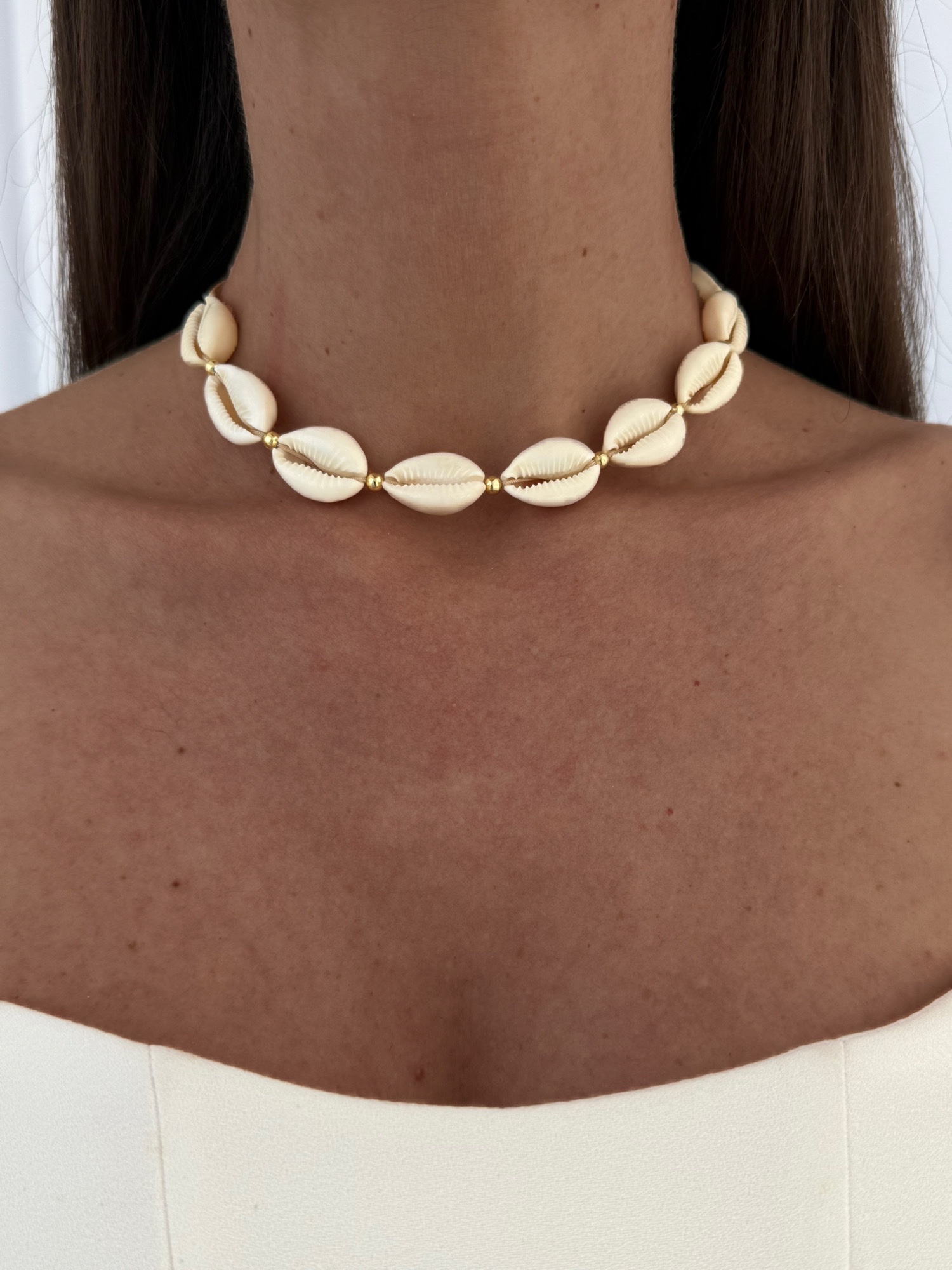 img_7887-2 Özel Seri Deniz Kabuklu Ayarlanabilir İp Kolye