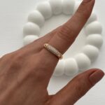 XUPING Zirkon Taşlı Alyans Model Gold Ayarlanabilir Yüzük