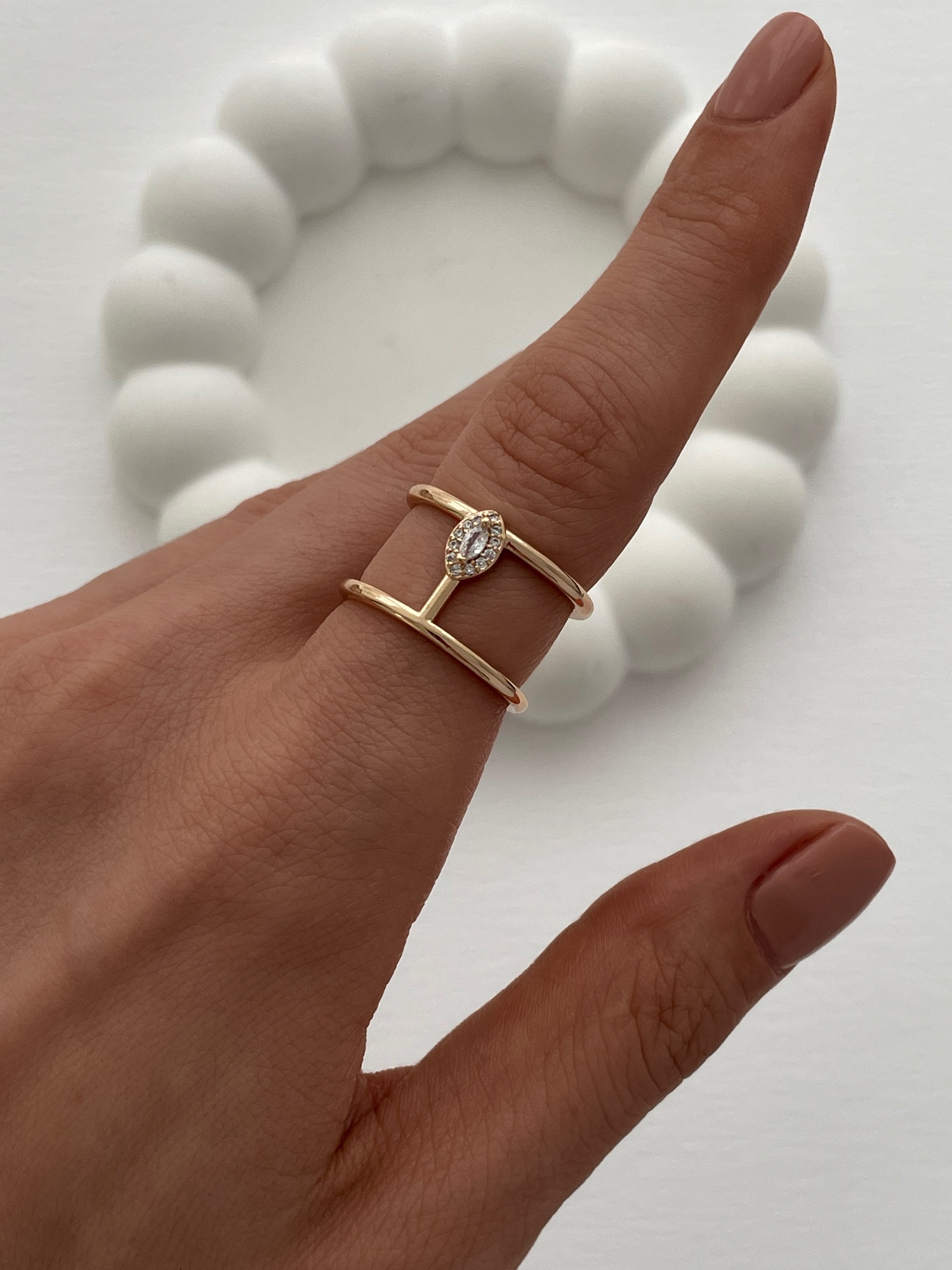 img_8892-1-3 XUPING Damla Taş Gold Ayarlanabilir Yüzük