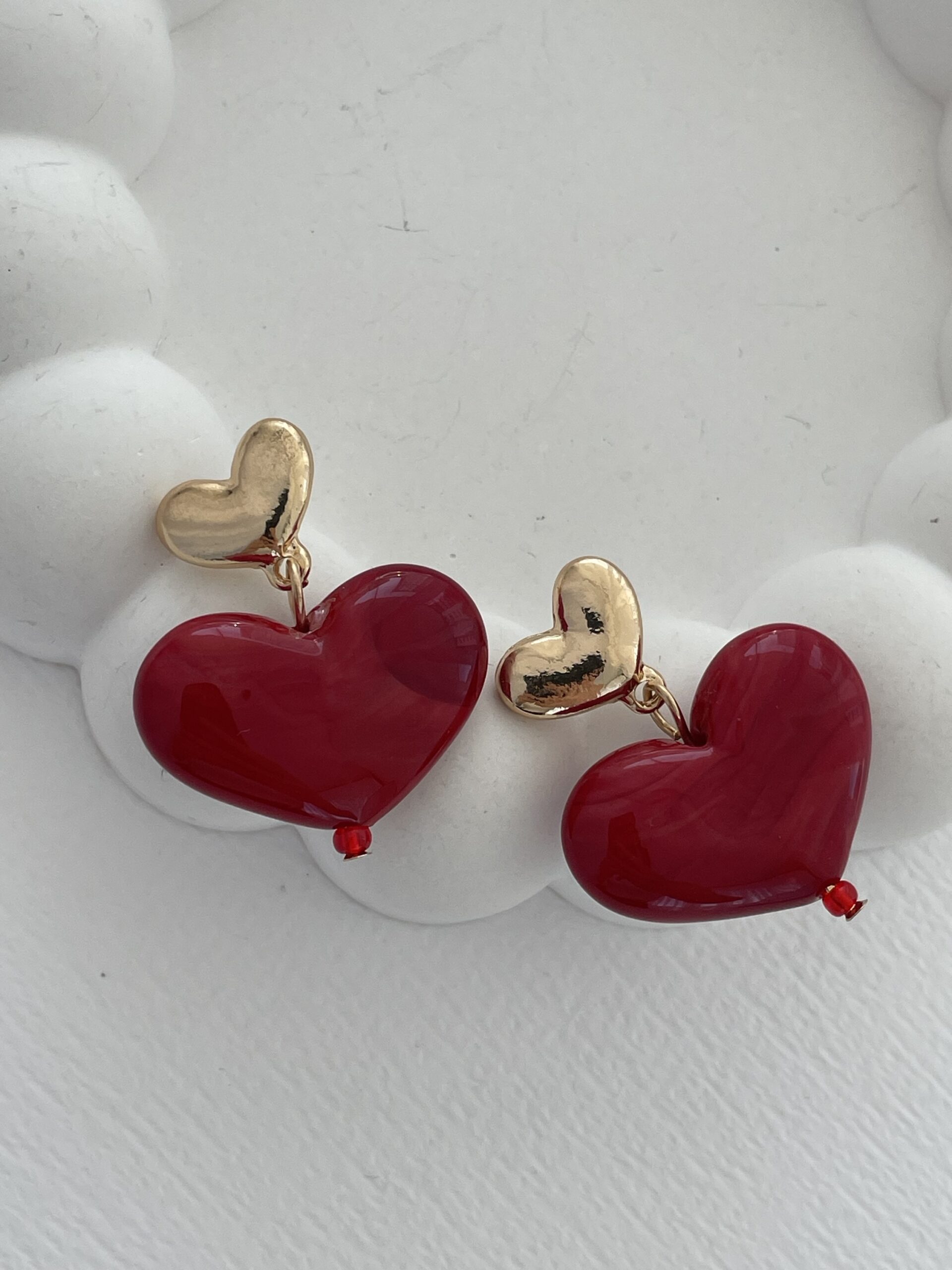 img_3238-4 Özel Seri ZR Model Kalp Tasarım Gold Küpe