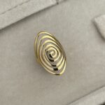 Özel Seri Pinterest Model Gold Ayarlanabilir Yüzük