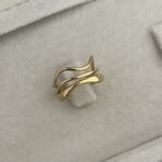 Özel Seri Pinterest Model Gold Ayarlanabilir Yüzük