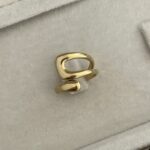 Özel Seri Pinterest Model Gold Ayarlanabilir Yüzük