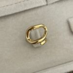 Özel Seri Pinterest Model Gold Ayarlanabilir Yüzük