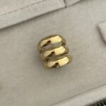 Özel Seri Pinterest Model Gold Ayarlanabilir Yüzük