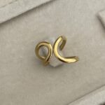 Özel Seri Pinterest Model Gold Ayarlanabilir Yüzük