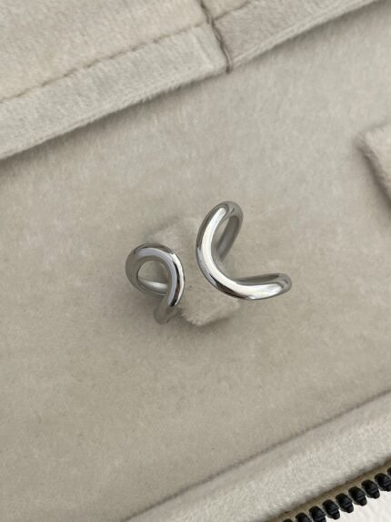 Özel Seri Pinterest Model Gümüş Ayarlanabilir Yüzük