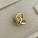 Özel Seri Pinterest Model Gold Ayarlanabilir Yüzük