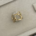 Özel Seri Pinterest Model Gold Ayarlanabilir Yüzük