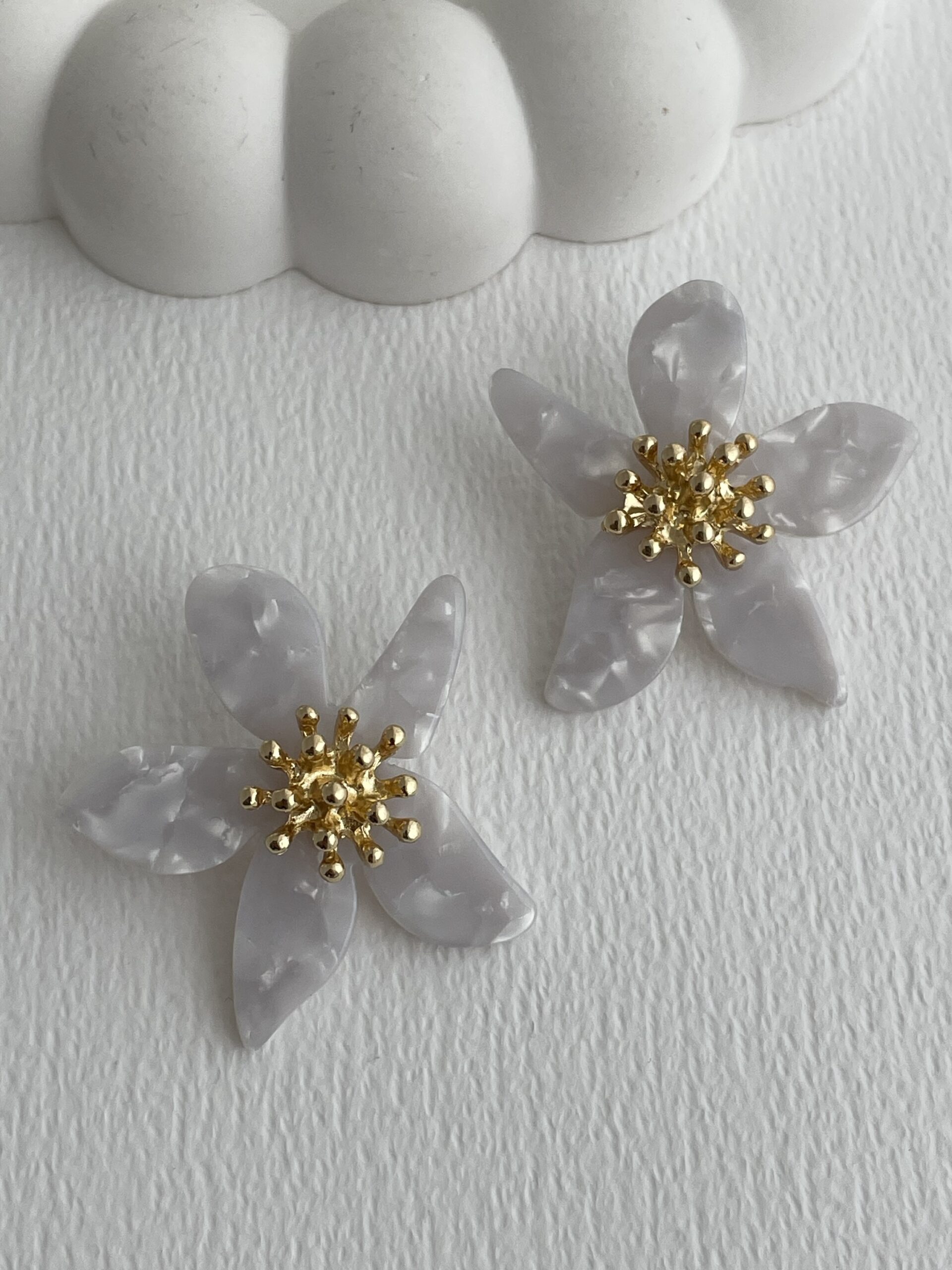 img_5883-4 Özel Seri Çiçek Tasarım Mavi-Gri Rainbow Gold Küpe