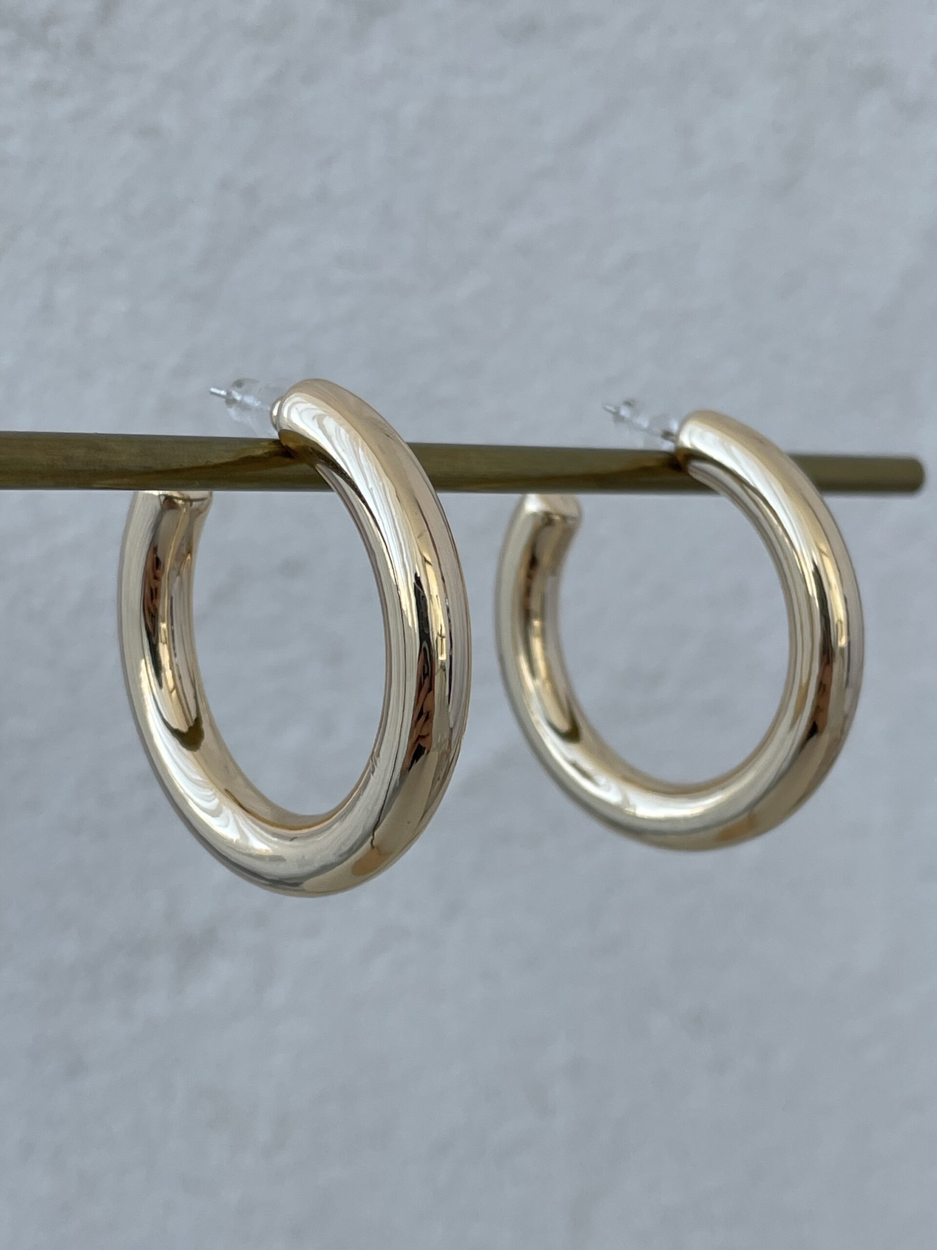 img_6191 Özel Seri Kalın Gold Halka Küpe