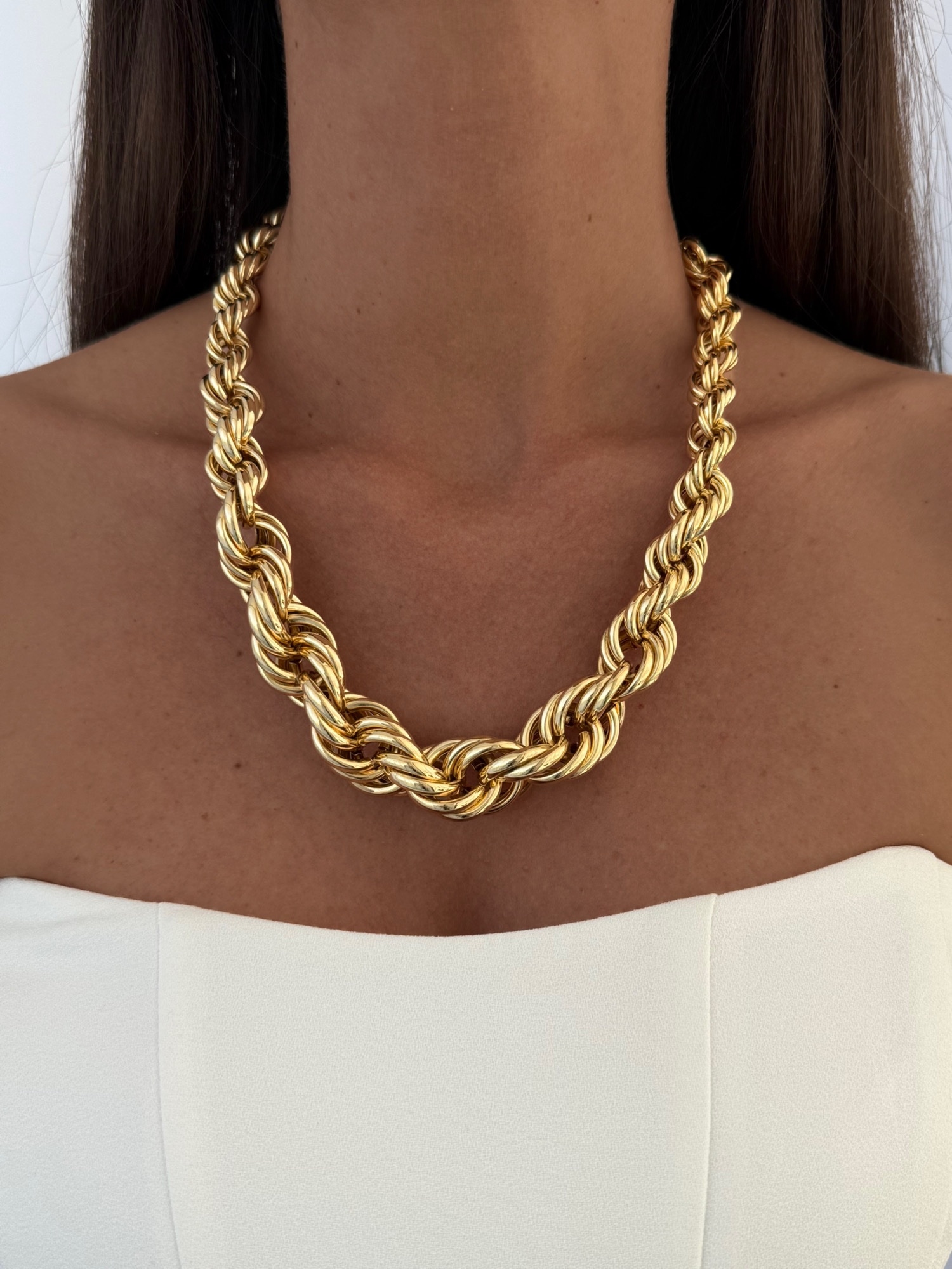 img_7959-3 Özel Seri Kalın Burgu Tasarım Gold Kolye