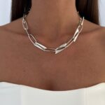 Özel Seri Ataç Tasarım Gümüş Marka Model Kolye