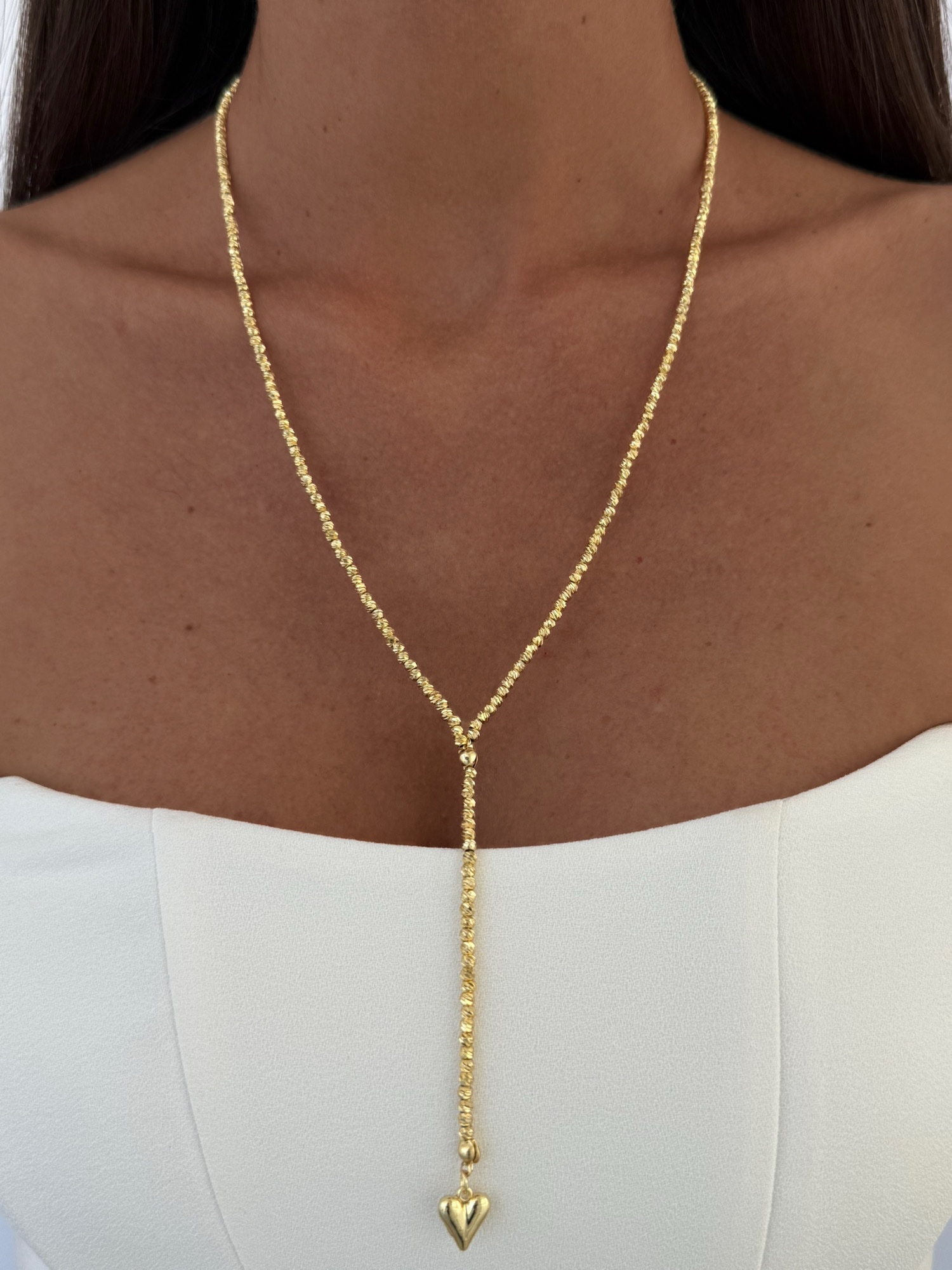 img_5812 Özel Seri Kalp Detay Gold Dorika Y kolye