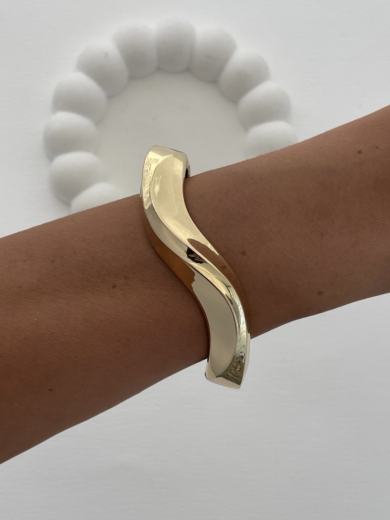 img_8542-6 Özel Seri Su Dalgası Tasarım Gold Kelepçe Bileklik