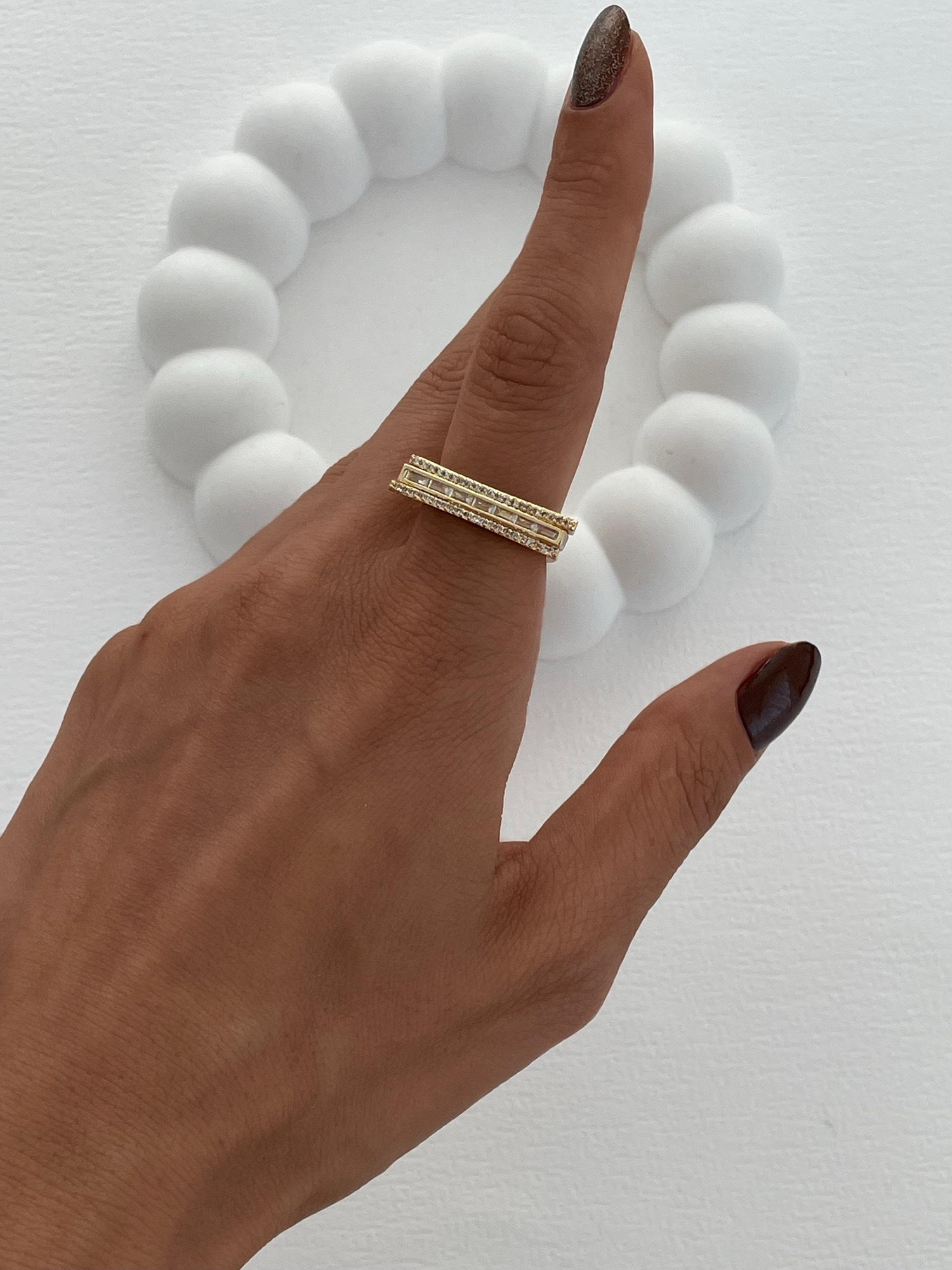 img_2437-3 Özel Seri Zirkon Taş Geometrik Tasarım Ayarlanabilir Gold Yüzük