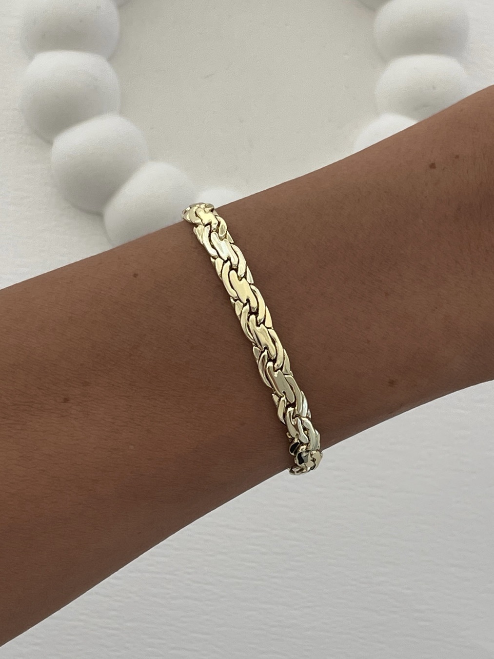 img_1782-1 Özel Seri İç içe Geçmeli Zincir Tasarım Gold Bileklik