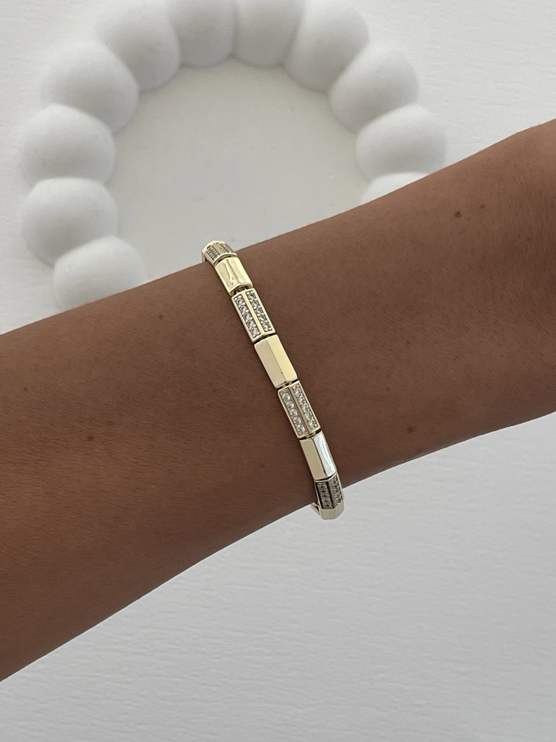 img_1905-1 Özel Seri Zirkon Taşlı Çubuk Tasarım Gold Bileklik
