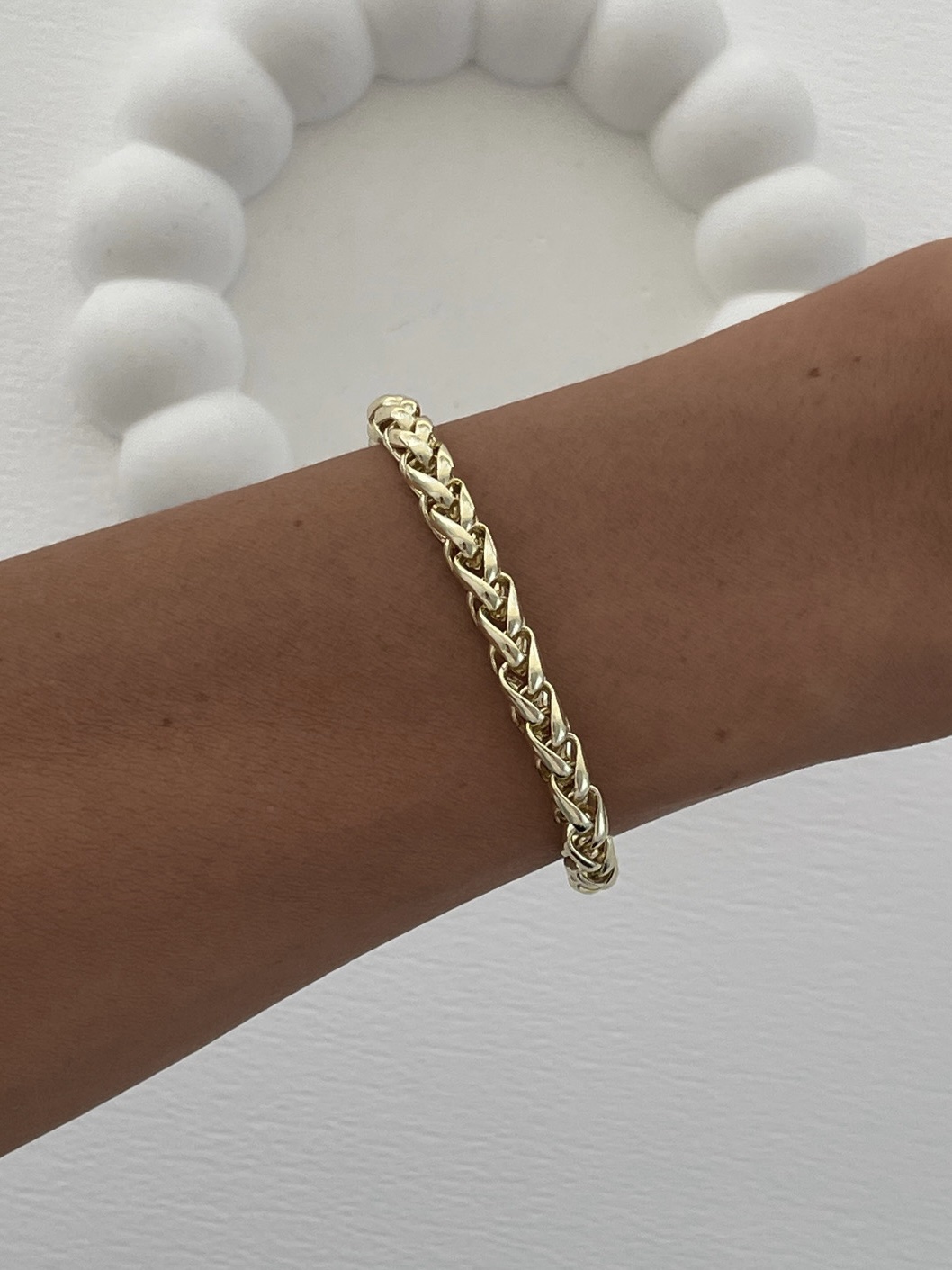 img_2015-1 Özel Seri Halat Zincir Tasarım Gold Bileklik