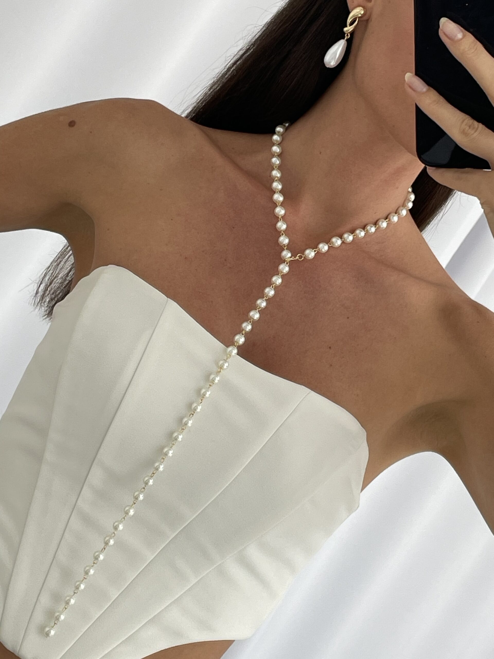 img_2716-5 Özel Seri Önden Kapamalı Gold İnci Y Kolye