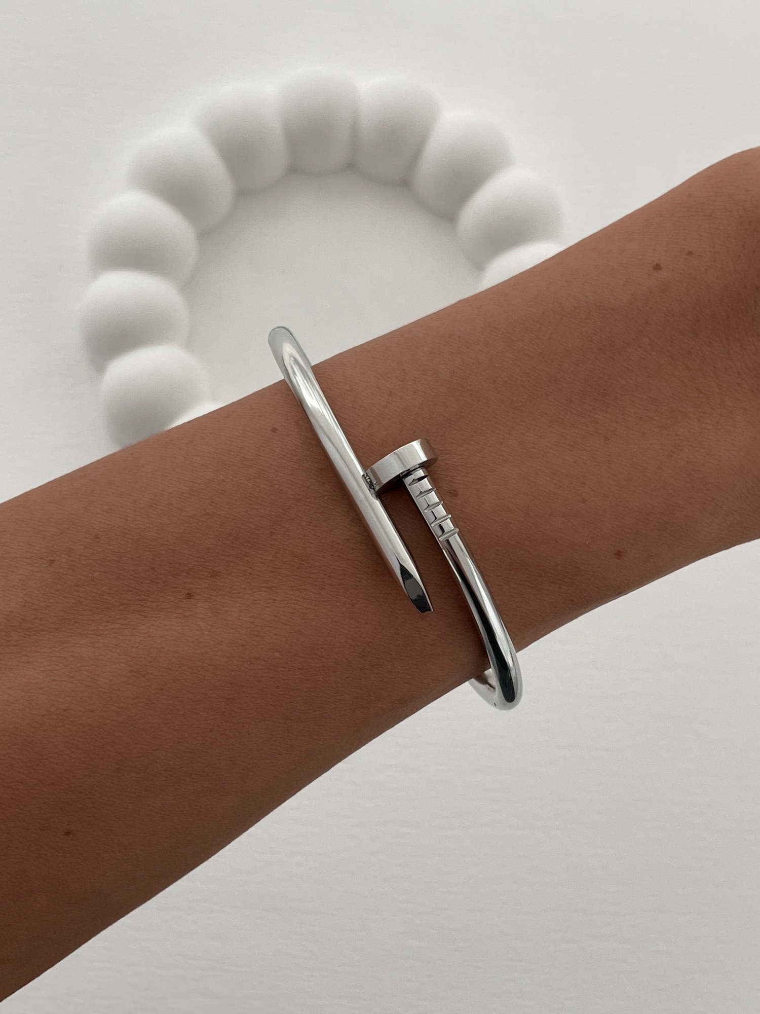 img_4109-3 Çelik Çivi Tasarım Gümüş Kelepçe Bileklik