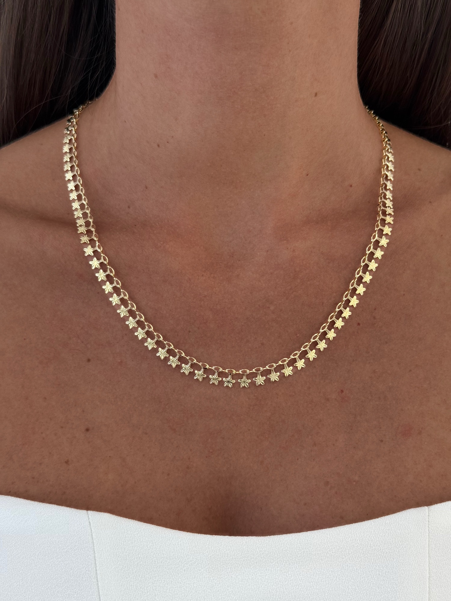 img_5047-5 Özel Seri Desenli Yıldız Pul Tasarım Gold Zincir Kolye