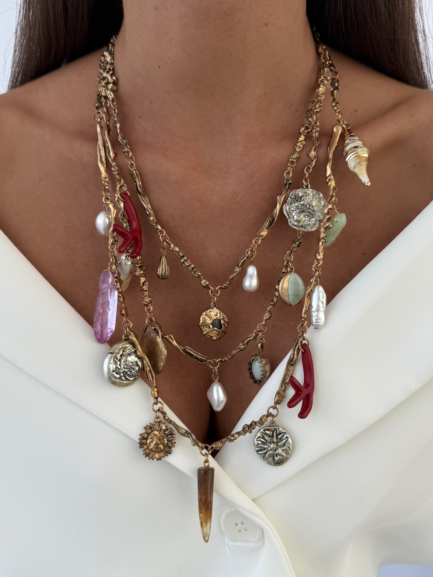 img_9593-2 Özel Seri Eskitme Charm Detay ZR Model Üçlü Kolye