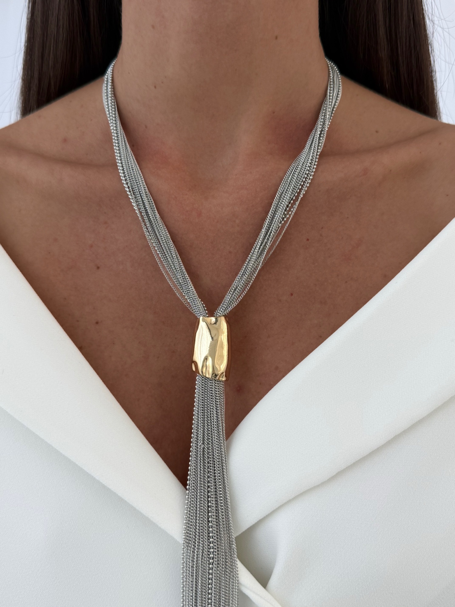 img_1828-2 Özel Seri Gold Detay Çoklu Gümüş Zincir Y Kolye