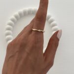 Özel Seri Burgu Tasarım Gold Alyans Yüzük